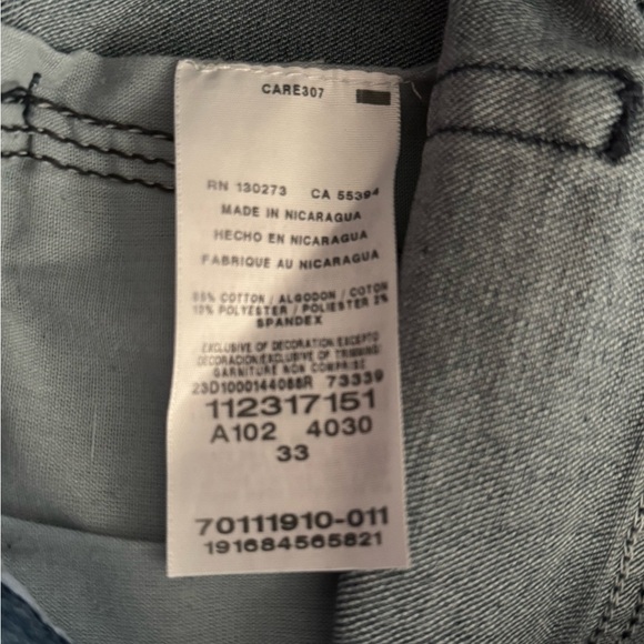 Men’s Wrangler Blue Jean Shorts, Size 33” - Picture 2 of 3